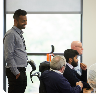 PPF colleagues having a conversation